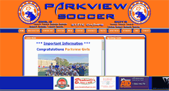 Desktop Screenshot of parkviewsoccer.com